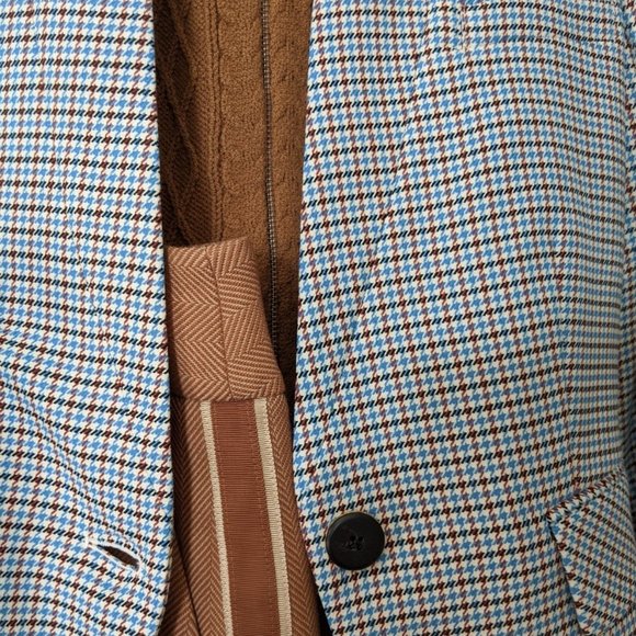 VERONICA BEARD Dickey JACKET Blue Plaid FARLEY - Picture 4 of 16